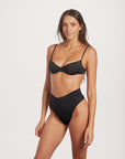 High Waist Bottom – Noir