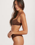 High Waist Bottom –  Espresso