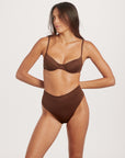 High Waist Bottom –  Espresso